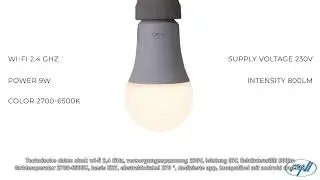 Intelligente Glühlampe PNI SmartHome SM9W LED smartphone steuerung