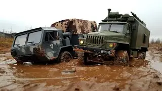 Сломали грузовики в гряземесе ... Мощный OFFroad 6x6