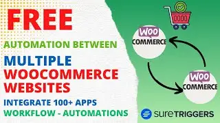 Free Automation Between Multiple WooCommerce Websites | WordPress Automation | SureTriggers