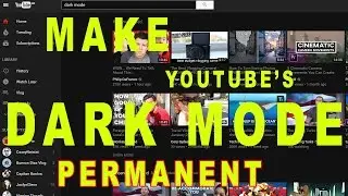 [error] How to Enable YouTube's Dark Mode Permanently [error]