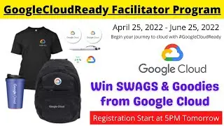 Google Cloud Ready Facilitator Program | Free SWAGS by Google Cloud Platform #GoogleSwags