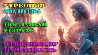 Сегодня ВКЛЮЧИ 1 РАЗ! ОТВОДИТ БЕДУ И ОПАСНОСТЬ! Утренняя Молитва. АУДИО.