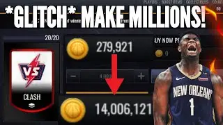 *GLITCH* MAKE MILLIONS OF COINS!!! BEST METHOD!!! NBA LIVE MOBILE 20