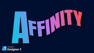 Affinity Designer 2 Wavy Text Effect