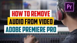 How To Remove AUDIO FROM VIDEO in Premiere Pro