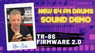 TR-8S firmware 2.0 ! FM drums sound demo