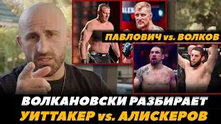 Волкановски разбирает Уиттакер - Алискеров / Павлович - Волков / Прогноз на бой  FightSpaceMMA