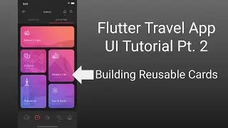 Travel App (Part 2) - Flutter UI