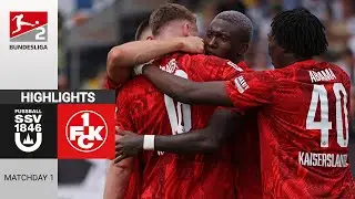 SSV Ulm - Kaiserslautern | 1:2 | Zusammenfassung | 2 Bundesliga 2024-25 | ulm kaiserslautern