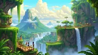 LoFi - Mystic Amazonian Waterfall 🌿 | LoFi Relaxation & Calm Vibes (** 2ND DAY **)