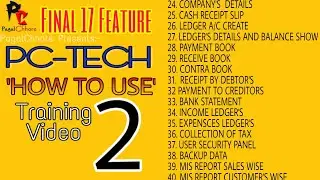 PC TECH || THE EXCEL BILLING SYSTEM|| Training Video 2|| PC Guide