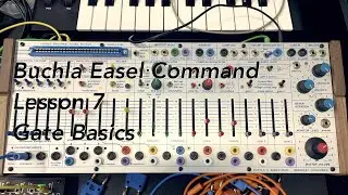 Buchla 208c Easel Command tutorial Lesson 7: Gate Basics