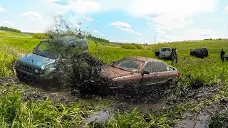 ЛЕГЕНДА AUDI QUATTRO НА OFFROAD против NISSAN, SUZUKI, MITSUBISHI, УАЗ, НИВА