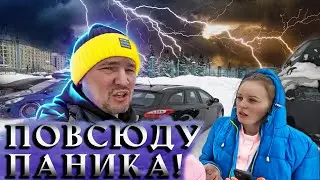 Буксировка 4-х тонника в снегопад и в гору. Не учебная ТРЕВОГА. Ворота для гаража своими руками