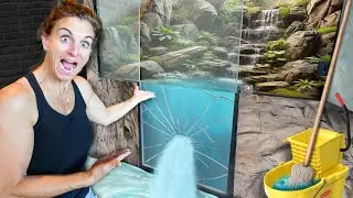 Our NEW Giant Reptile Tank Is LEAKING?! | BRIAN BARCZYK