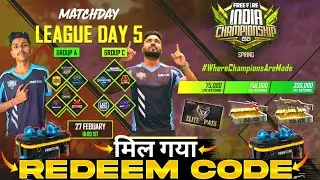 FFIC 2021 REDEEM CODE | FREE FIRE REDEEM CODE TODAY | FREE FIRE INDIA CHAMPIONSHIP 2021 REDEEM CODE