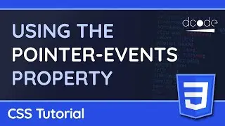 Using the pointer-events property - CSS Tutorial