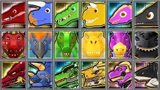 Dinosaur Guard + Dino Park + Dino Picnic + Dino Robot Corps - Tricera/Mosa/TRex/Shark/Giganoto/Spino