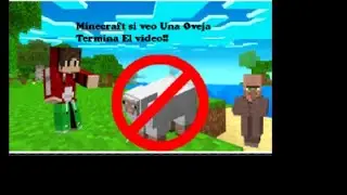 Minecraft si veo una oveja termina el vídeo !! 😂🐑🚫