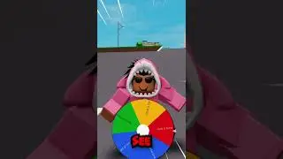 Brookhaven But A Wheel Chooses My Crime! 🫣 #roblox #shorts