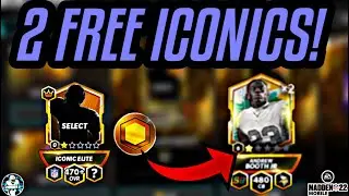 OPENING ICONIC ELITE SELECT PACK AND ICONIC SELECT PACK! 2 FREE ICONICS! Madden Mobile 22