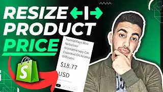 How To Resize Product Price Size On Product Page In Shopify