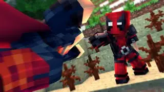 Minecraft: SUPER HEROES PVP #35 - SUPERMAN VS DEADPOOL ‹ Ine ›