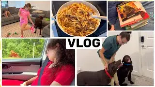 США Не высыпается День с папой Вечернее расхламление Семейный Влог Big big family in the USA VLOG