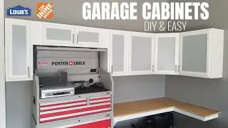 DIY Garage Cabinets | Cheap & Easy Storage | Organization | Garage Makeover pt. 1