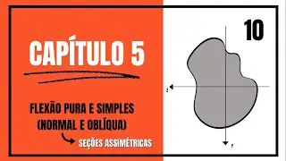 Capítulo 5- Aula 10: Flexão pura Oblíqua em Seções Assimétricas + exercício