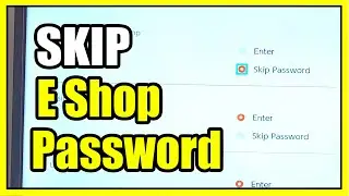 How to Turn Off the Password on the Nintendo Eshop using Switch (Fast Tutorial)