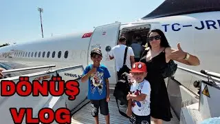 TATİL DÖNÜŞ YOLCULUĞUMUZ VLOG!!