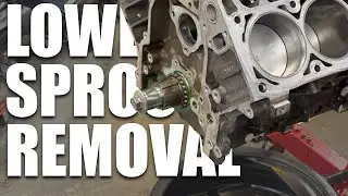 Remove the Lower Timing Sprocket on an LS Engine