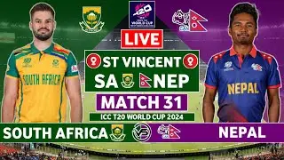 Nepal vs South Africa Live Match | NEP vs SA Live Match Today | ICC T20 World Cup Live Match Today