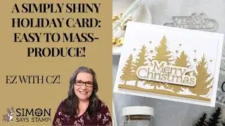 Easy to Mass-Produce! A Simply Shiny Holiday Card