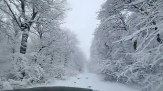 В ГОРОДЕ СНЕГА НЕТ НО МЫ ЕГО НАШЛИ В ТАРКАХ. ПОКАТУШКИ НА НИВЕ ТРЕВЕЛ.