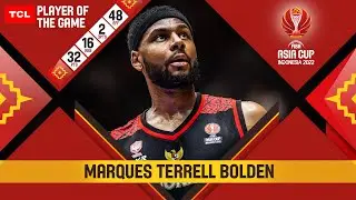 Marques Terrell Bolden 🇮🇩 | TCL Player Of The Game | Saudi Arabia - Indonesia | #FIBAASIACUP 2022