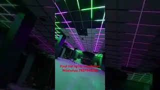 Pixel led lights installation 