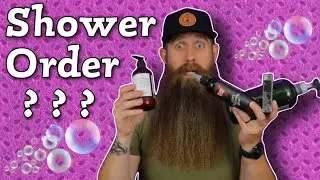 My Beard Shower Products Routine - Which Order!?