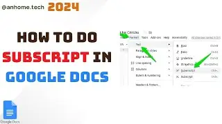 How to Do Subscript in Google Docs | Mastering Subscript in Google Docs   How to Add