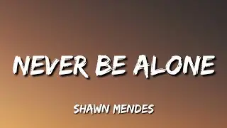 Shawn Mendes - Never Be Alone (Lyrics)