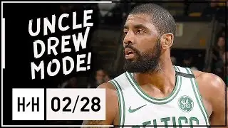 Kyrie Irving NASTY Full Highlights Celtics vs Hornets (2018.02.28) - 34 Points, 5 Ast in 3 Quarters!