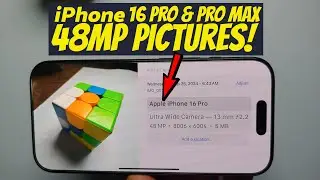 How to Take 48MP Pictures on iPhone 16 Pro & iPhone 16 Pro Max!