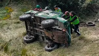 НЕ для СЛАБОНЕРВНЫХ! Перевернули ЛУАЗ, Land Rover, JEEP Wrangler и багги