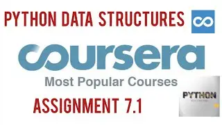 Python Data Structures Assignment 7.1 Solution [Coursera] | Assignment 7.1 Python Data Structures