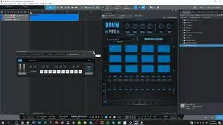 Making Drum Loops in Studio One using the free Drum Pro VST Plugin