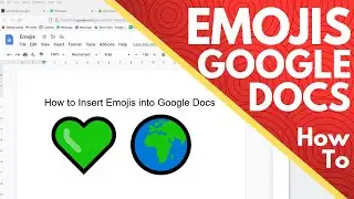 How to Insert Emojis into Google Docs and Create Emoji Bulleted List