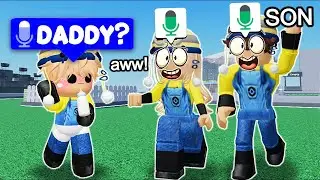 Matching AVATARS As a BABY In Roblox VOICE CHAT 7!