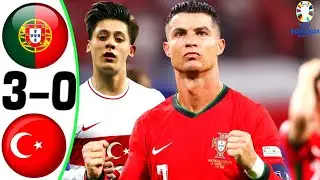 Portugal vs Turkey 3-0 - All Goals and Highlights - EURO 2024