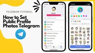 [eng] Cara set Public Photo guna Stikers di Telegram